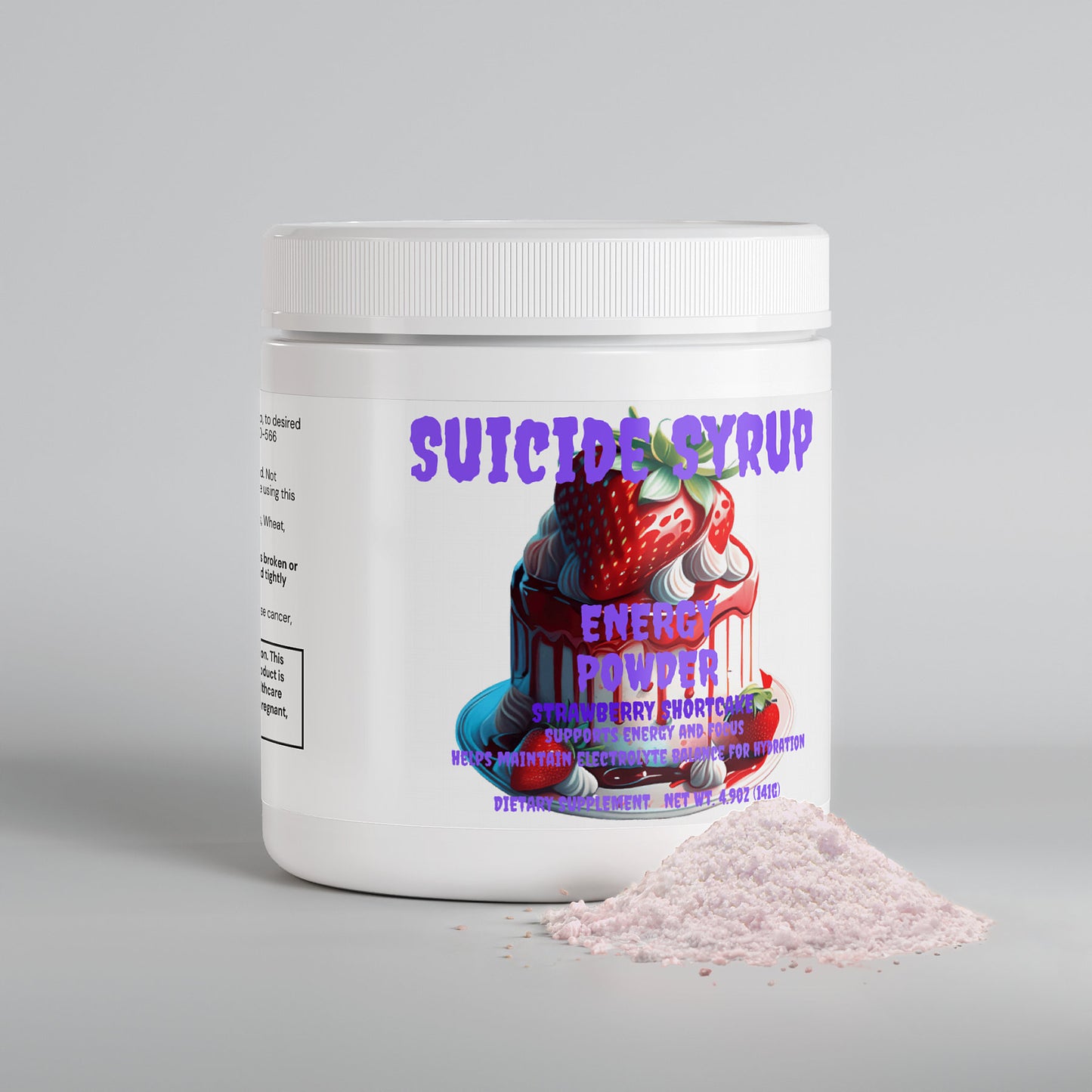 Suicide Syrup Energy Powder (Strawberry Shortcake)